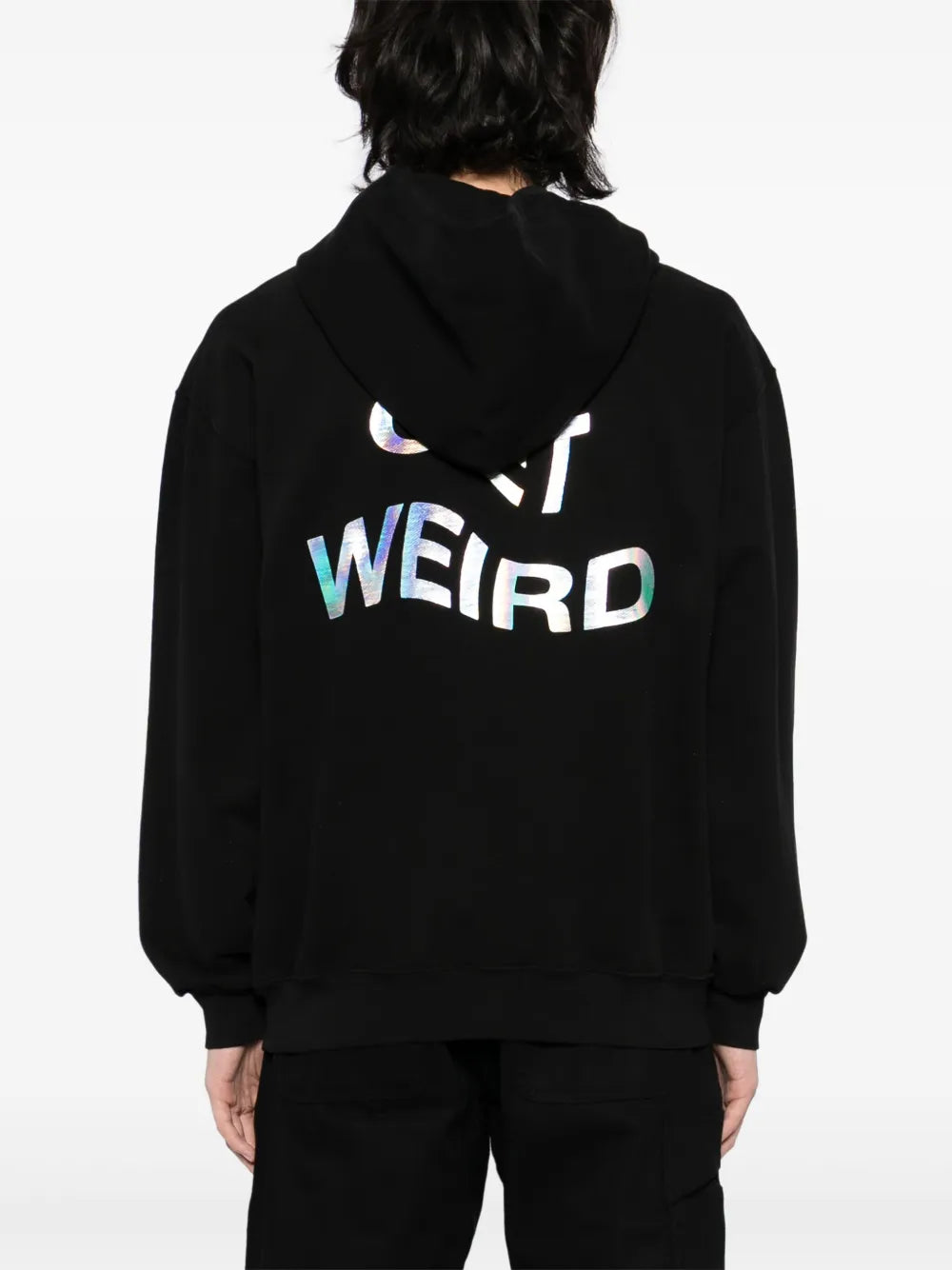 Get Weird Hologram Hoodie