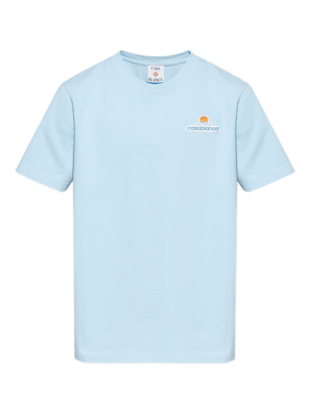 logo-embroidered t-shirt