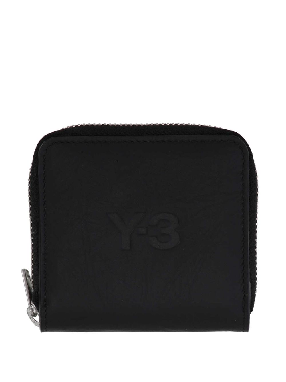 logo-debossed leather wallet