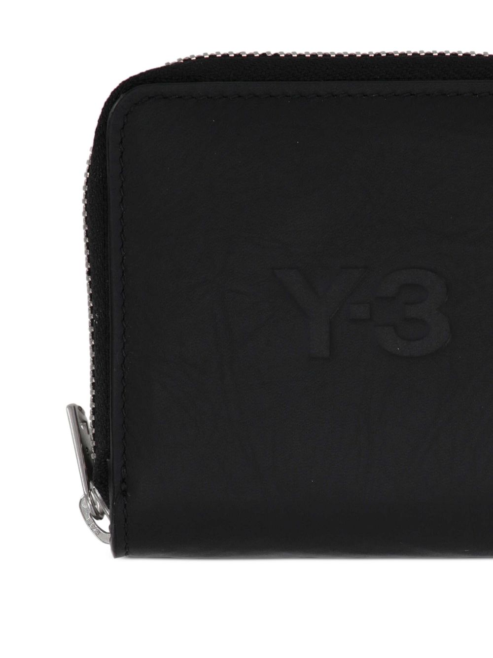 logo-debossed leather wallet