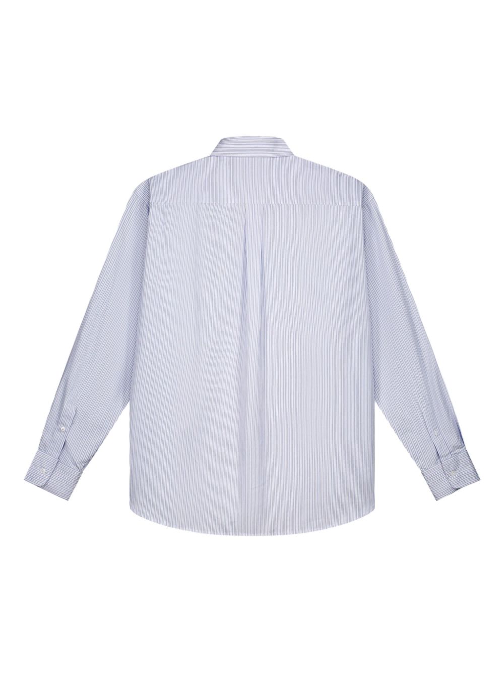 striped logo-print shirt