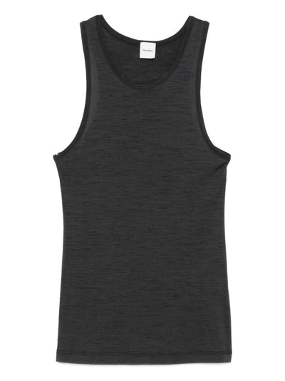 Racer-Back Wool Tank Top