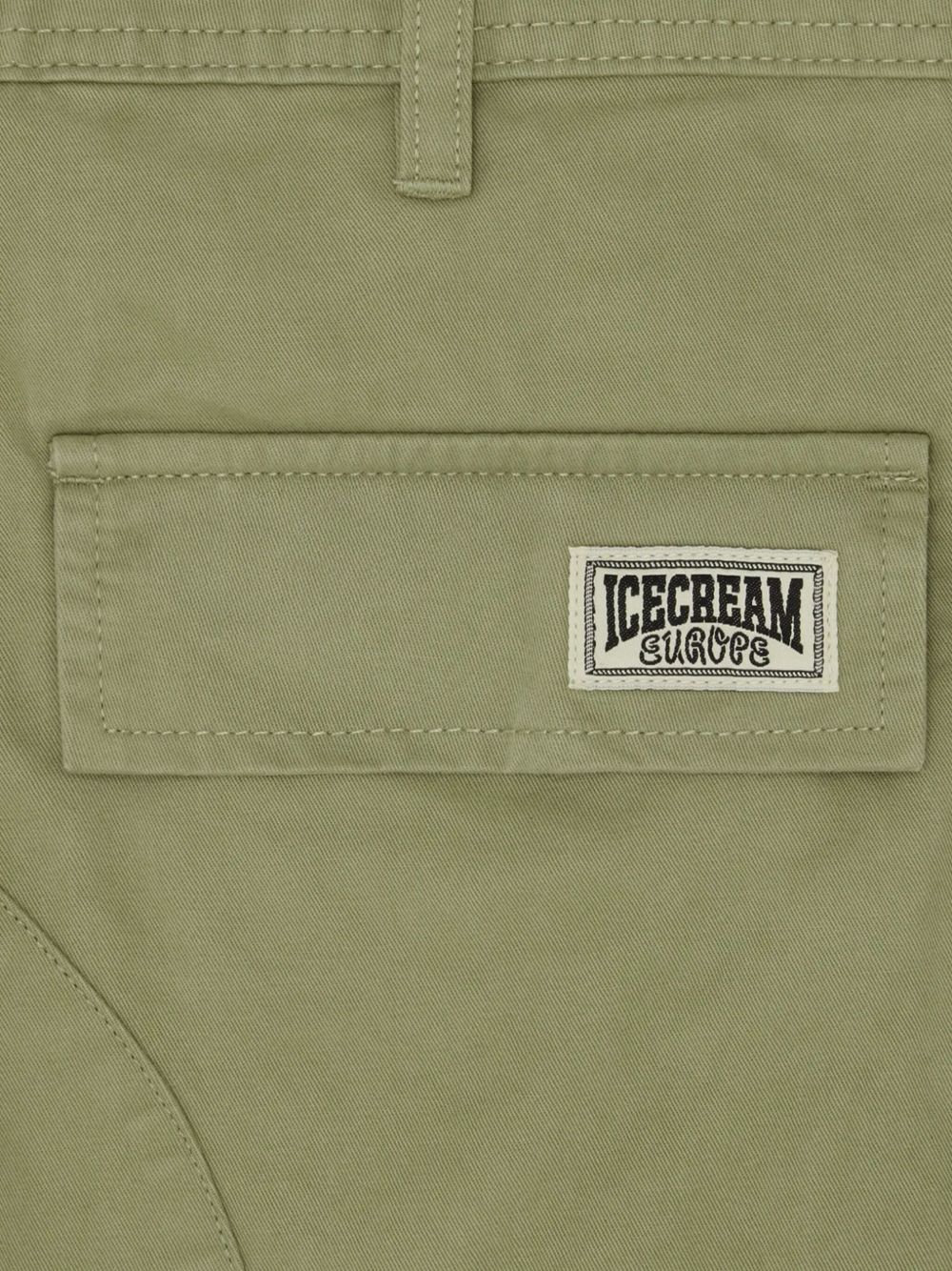 graphic-print cargo trousers