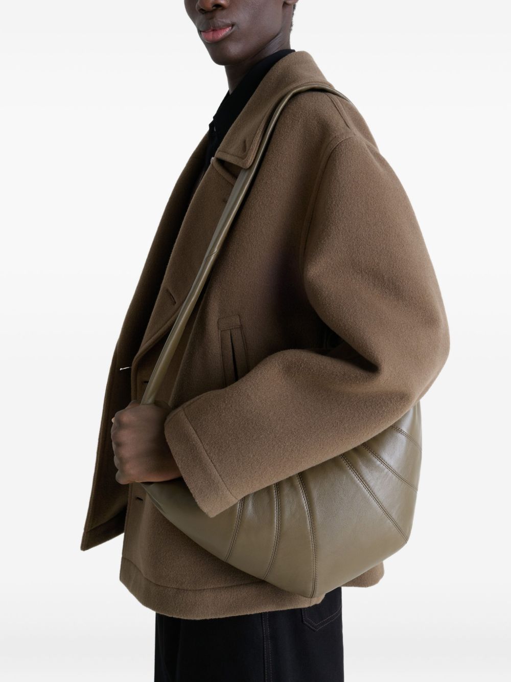 medium Croissant panelled shoulder bag