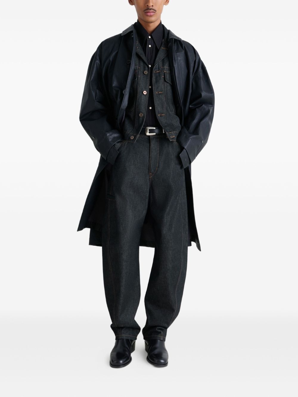 Twisted Workwear panel jeans