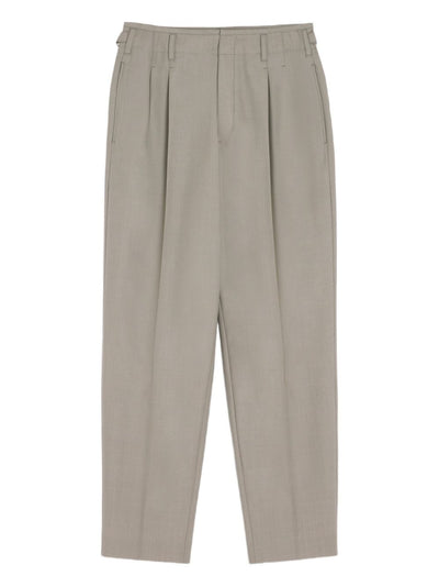 Pleated-Front Side-Adjustable Trousers