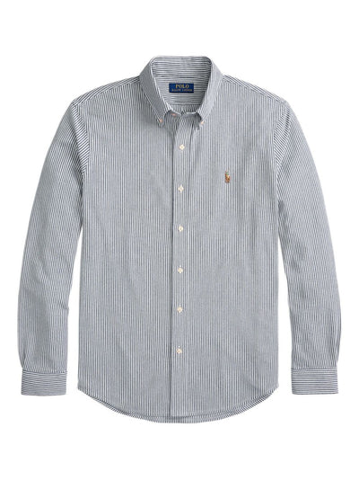 Striped Button-Up Shirt
