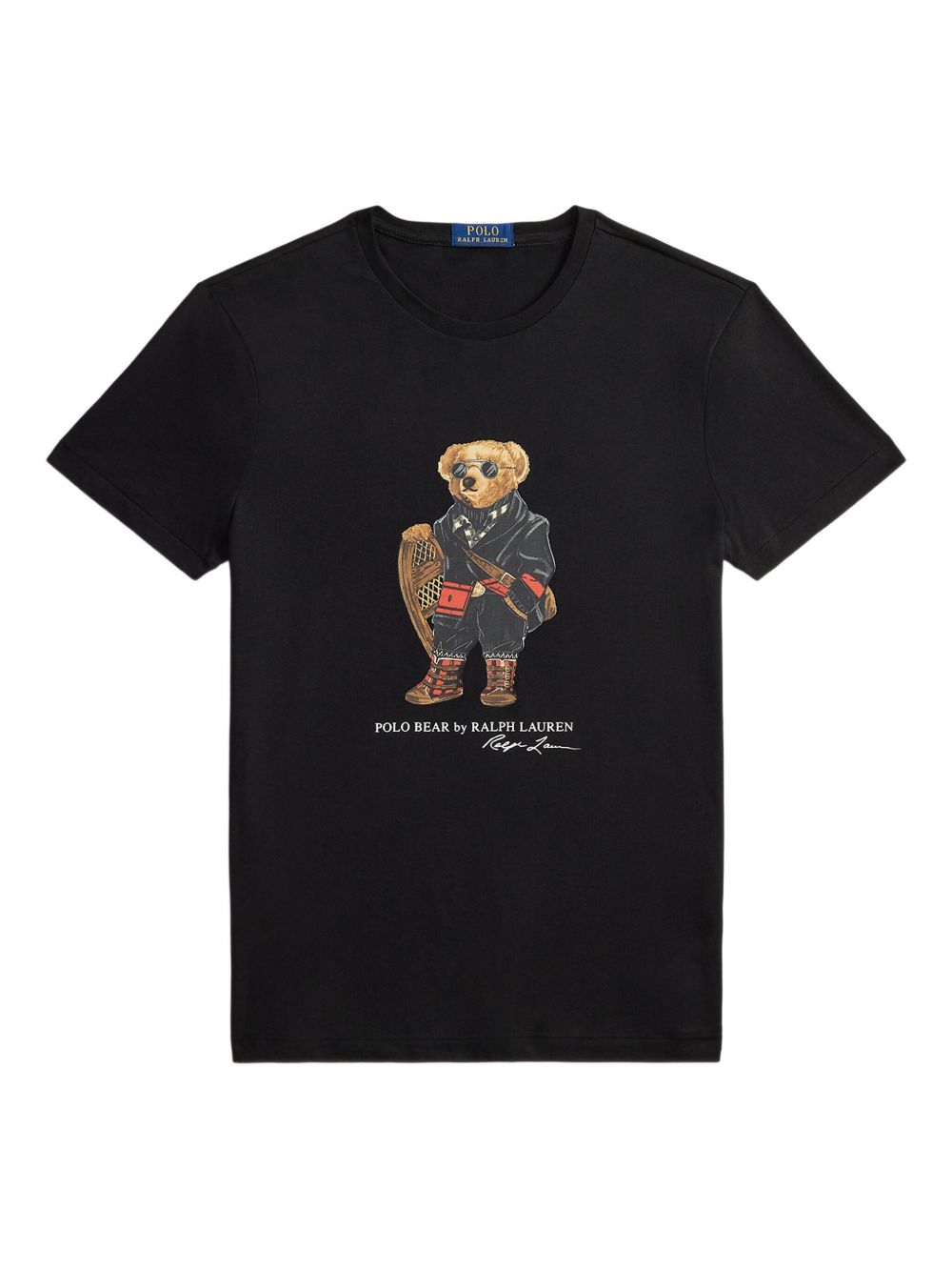 bear-print cotton T-shirt