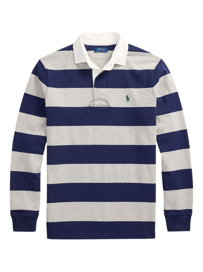The Iconic Rugby Striped Long-Sleeves Polo Shirt
