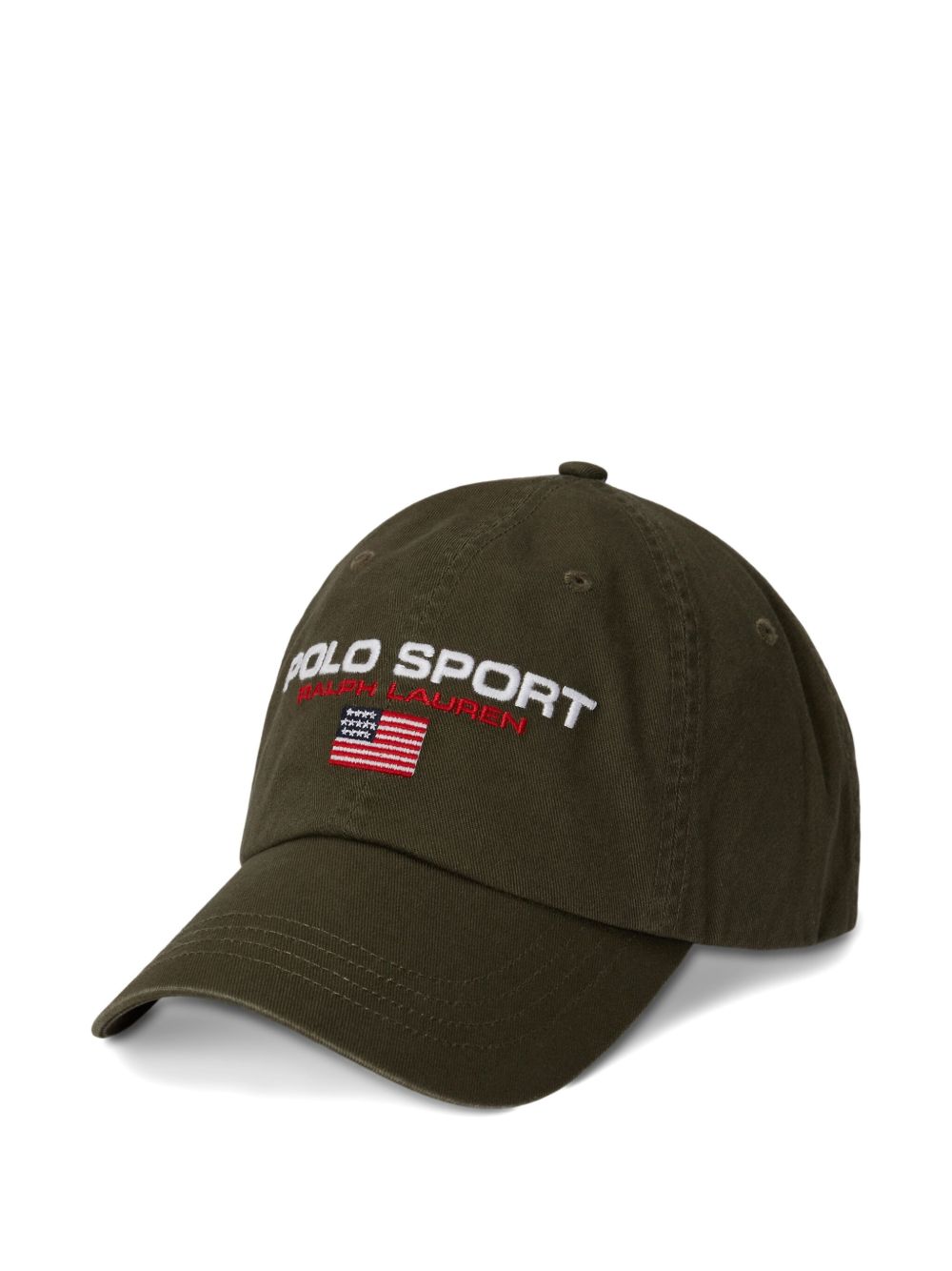 logo-embroidered cap