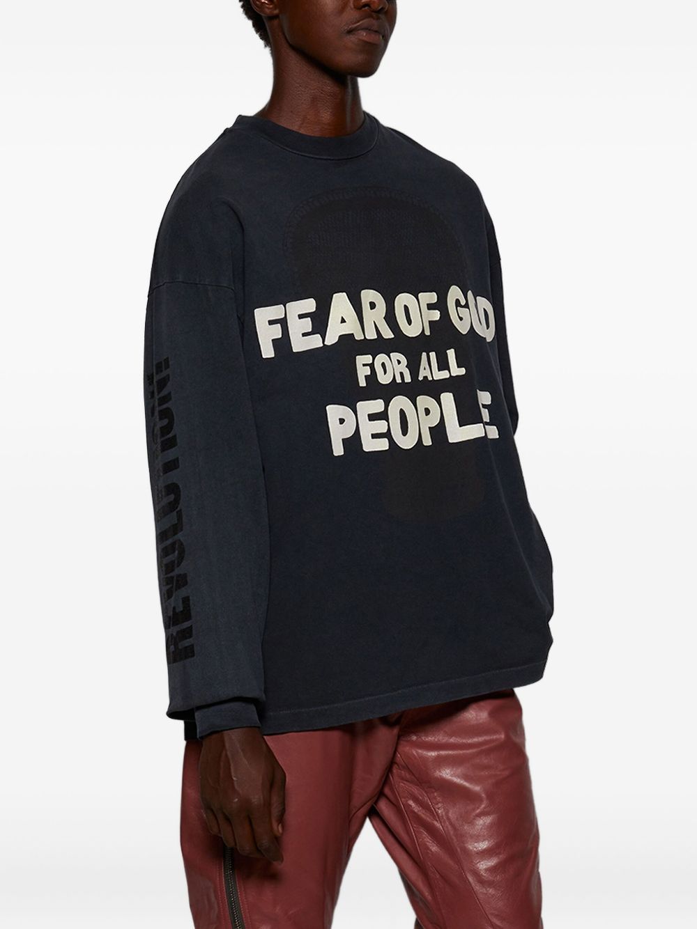 open our future long-sleeve T-shirt