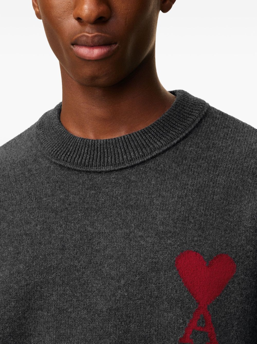 Ami De Coeur crew-neck wool sweater
