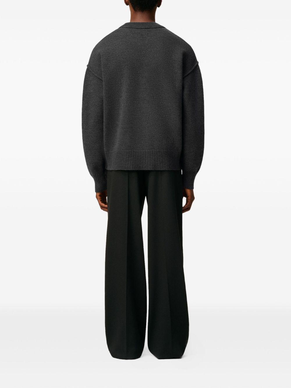 Ami De Coeur crew-neck wool sweater