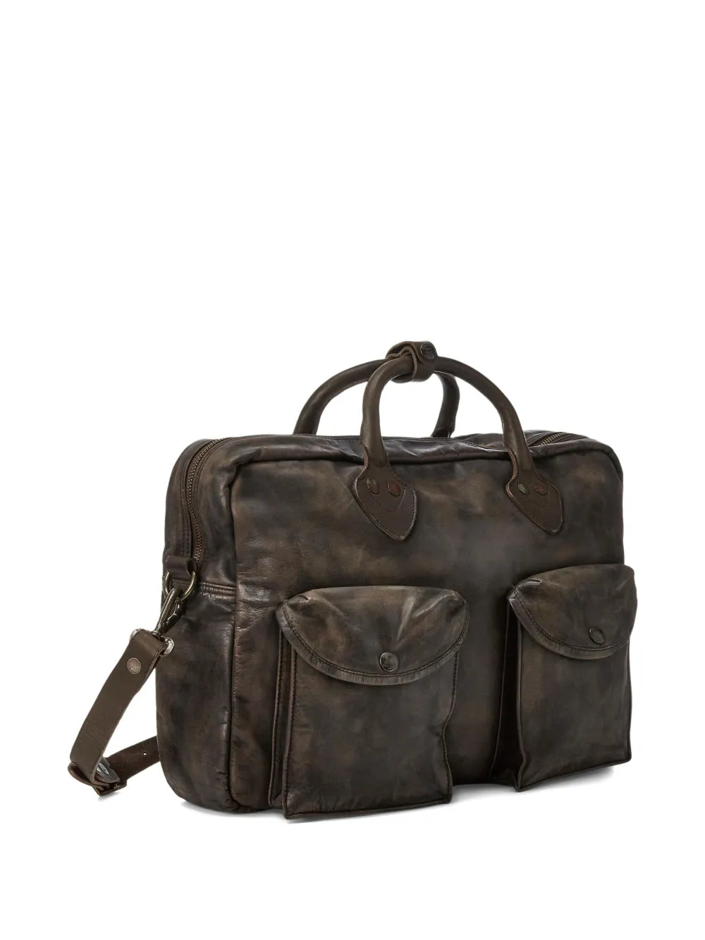 medium leather briefcase