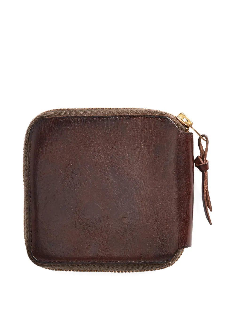 leather zip wallet