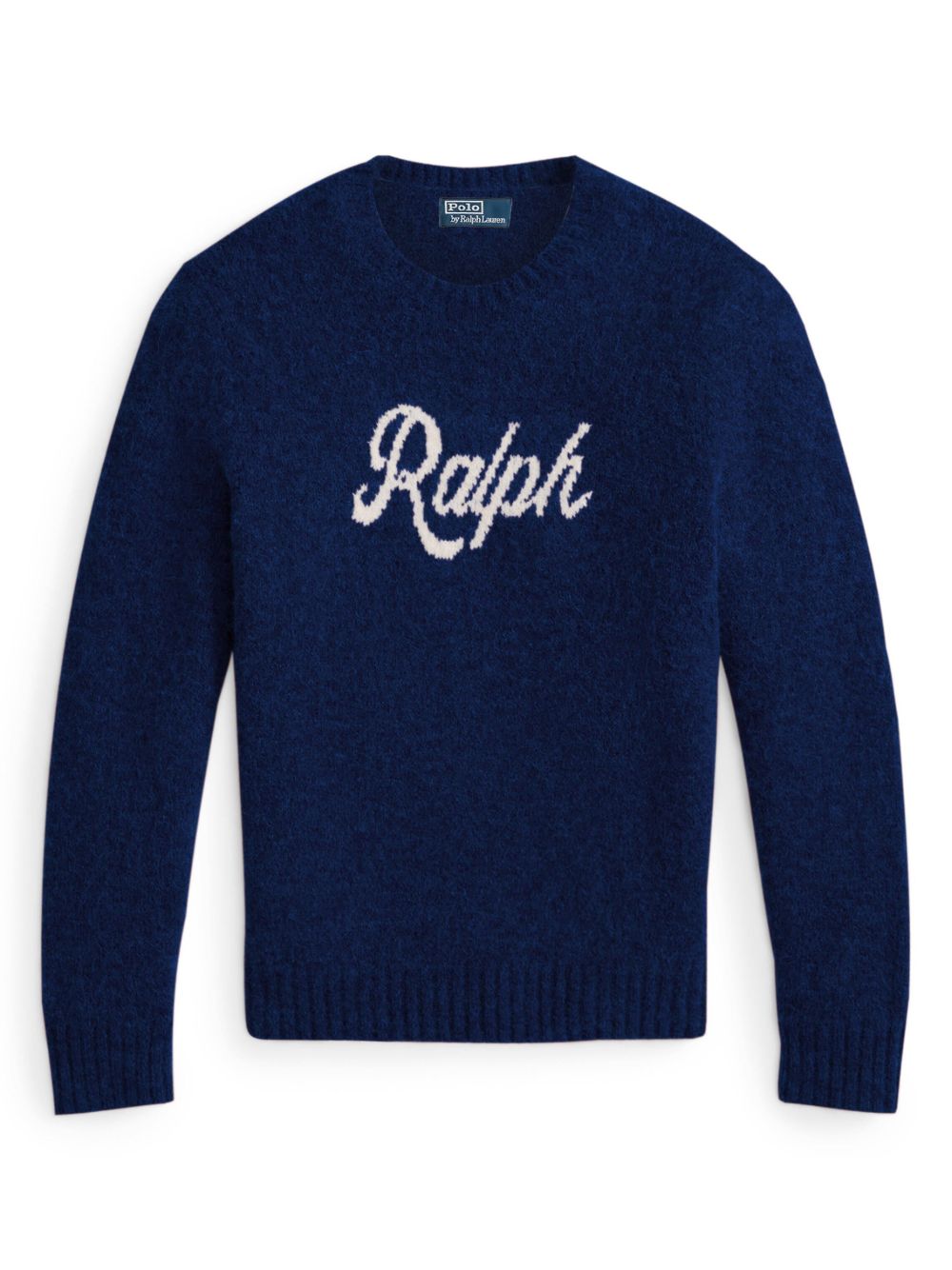 logo-intarsia jumper