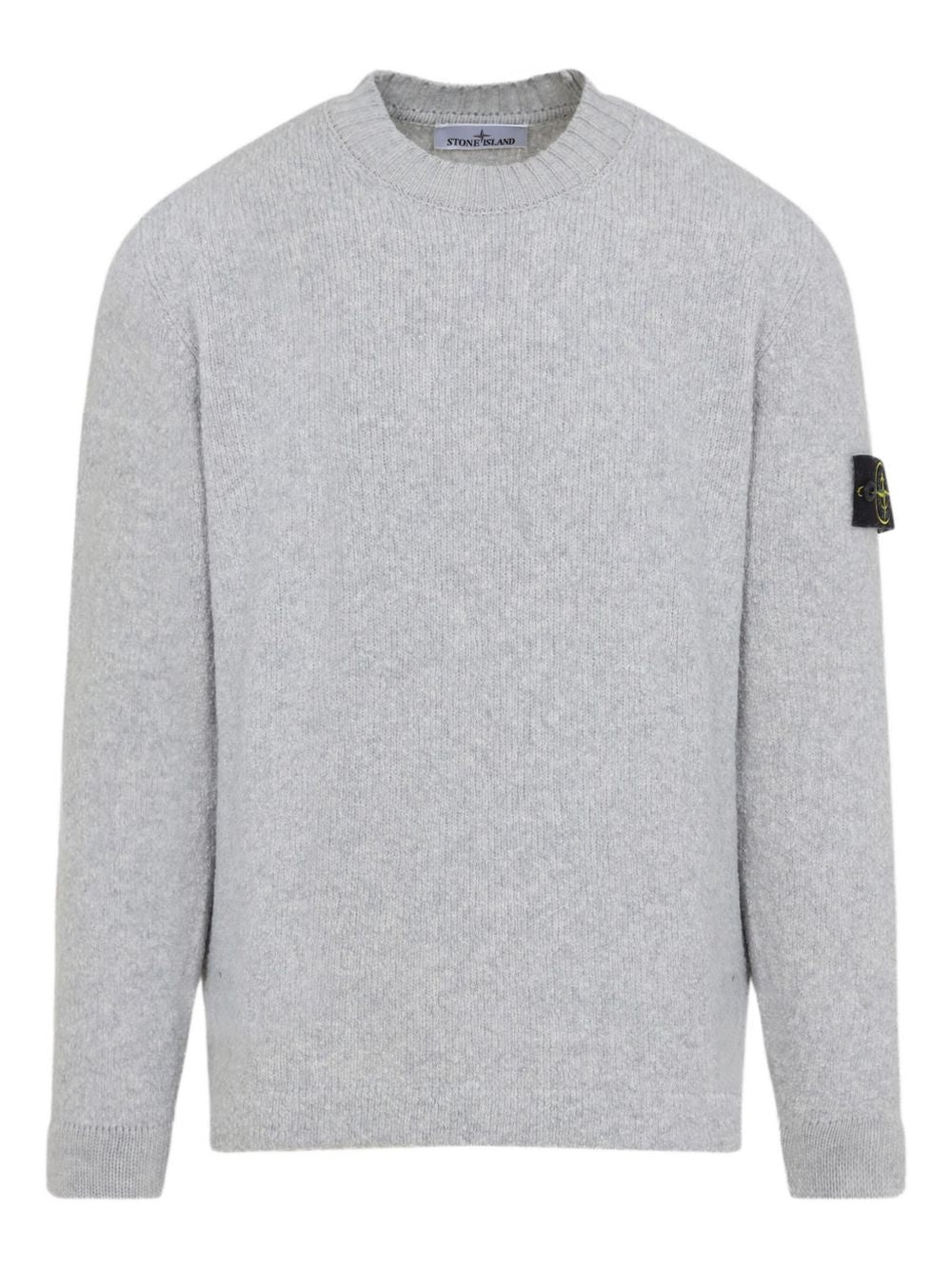 ribbed crew-neck sweater