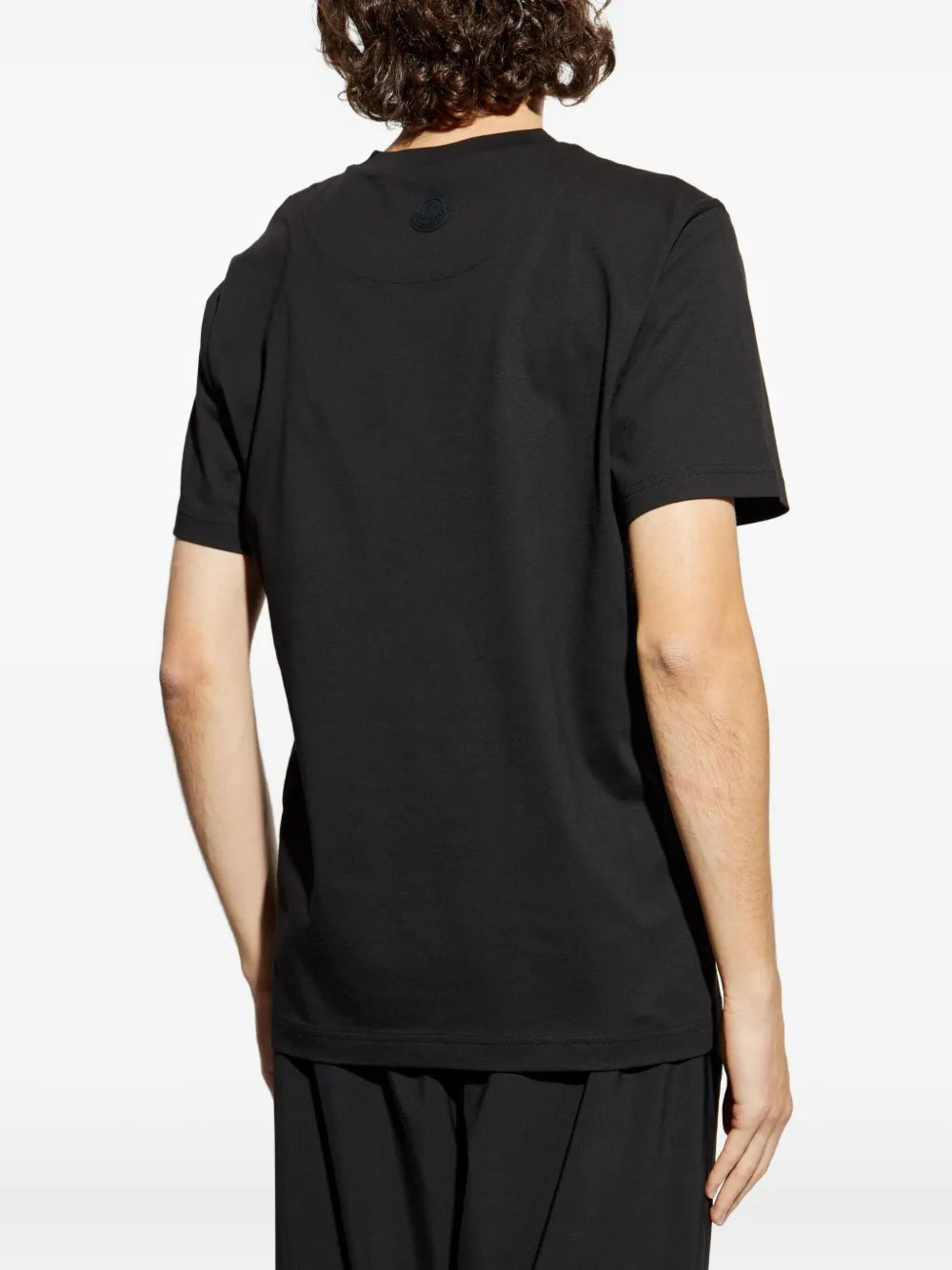 logo-embossed cotton T-shirt