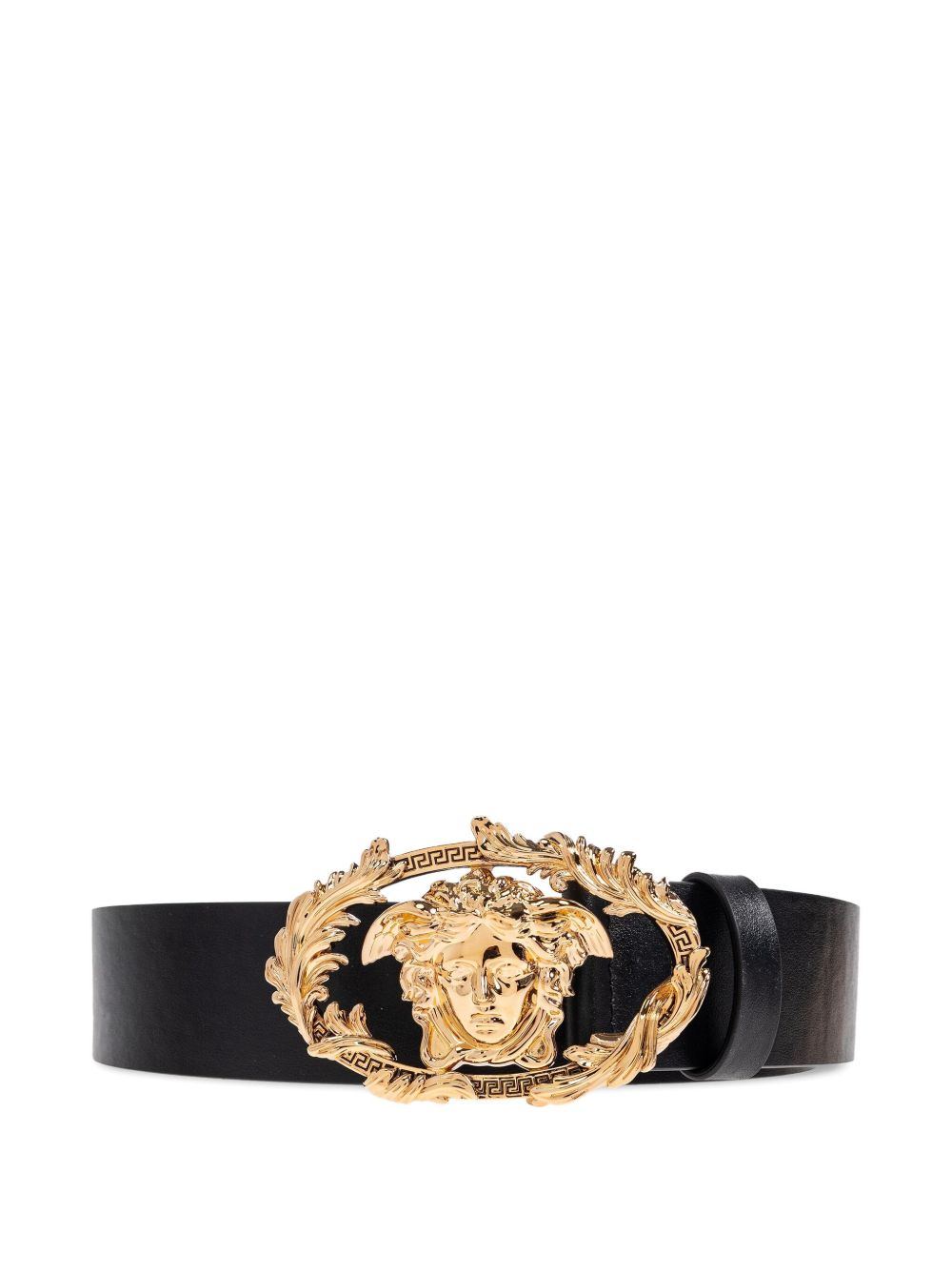 medusa-head leather belt