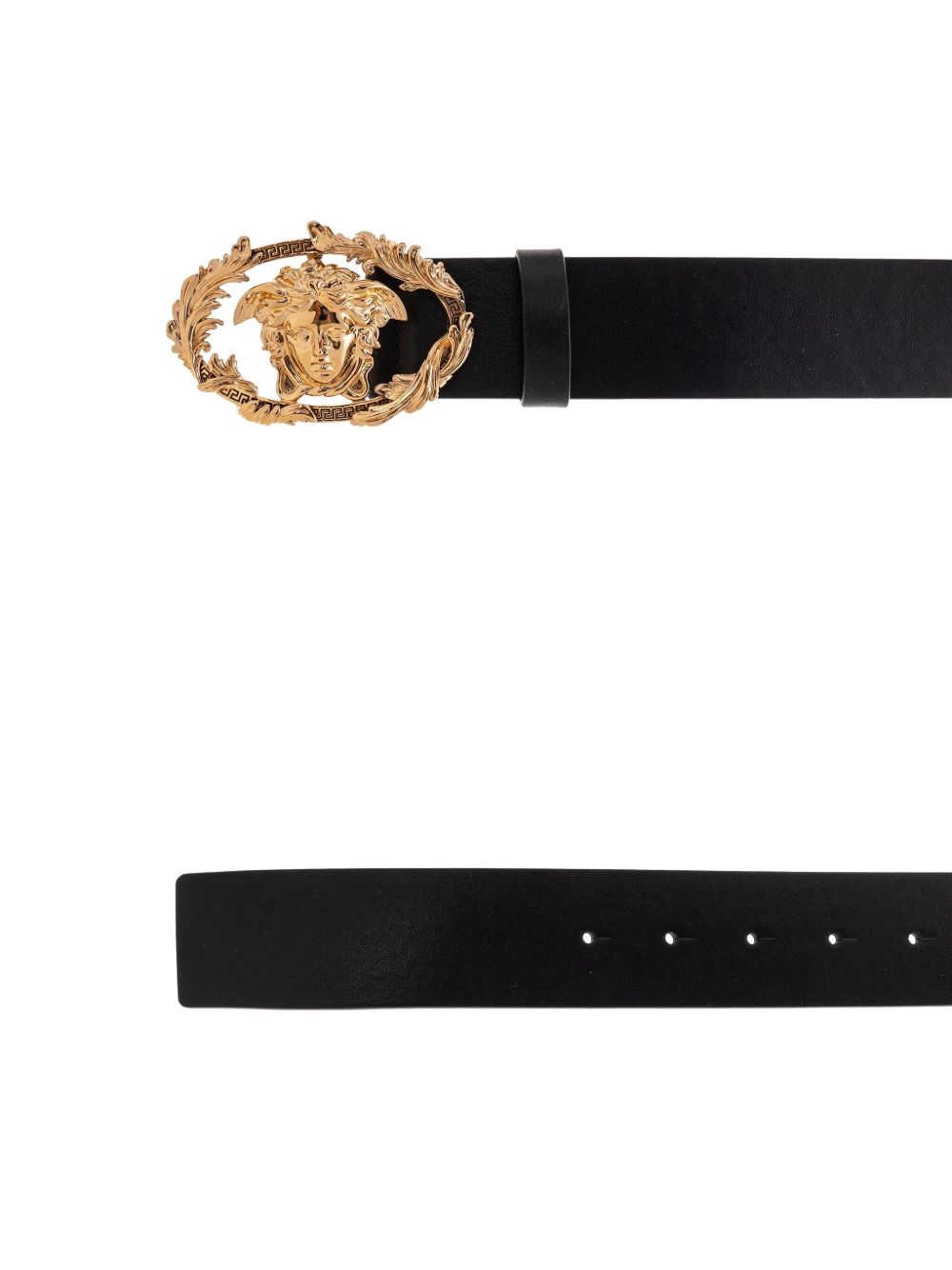 medusa-head leather belt