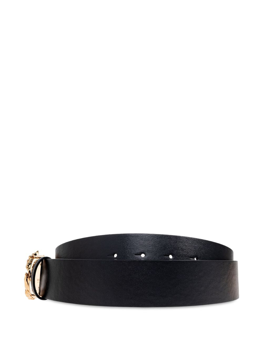 medusa-head leather belt