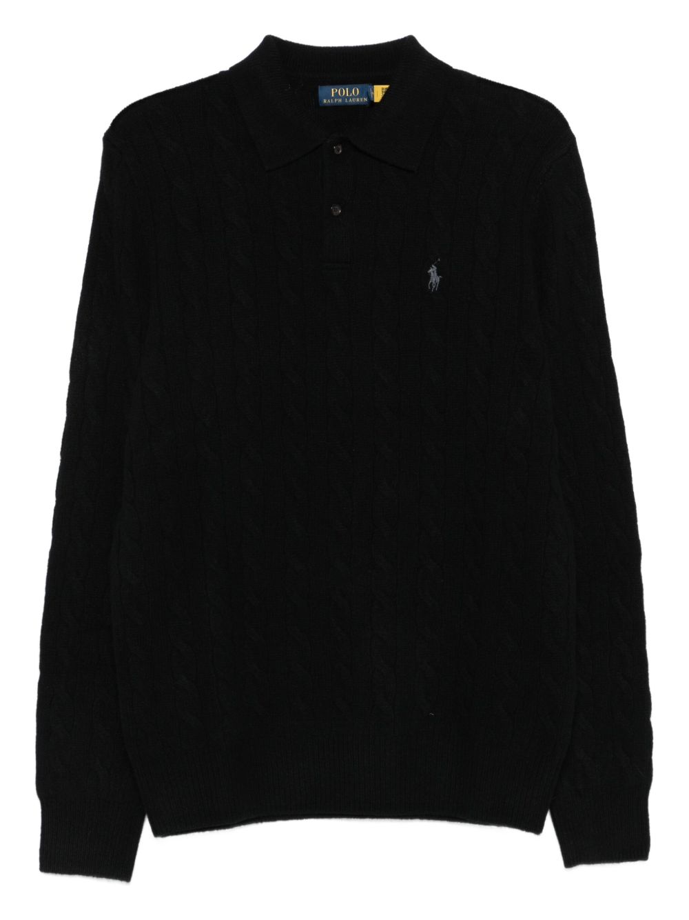 cable-knit sweater