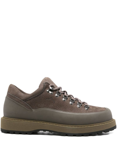 Lace-Up Calf Leather Hiking Boots