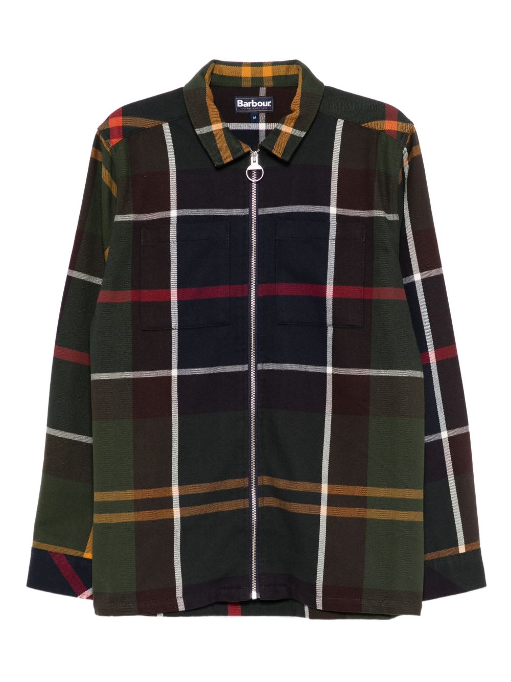 plaid cotton shirt jacket
