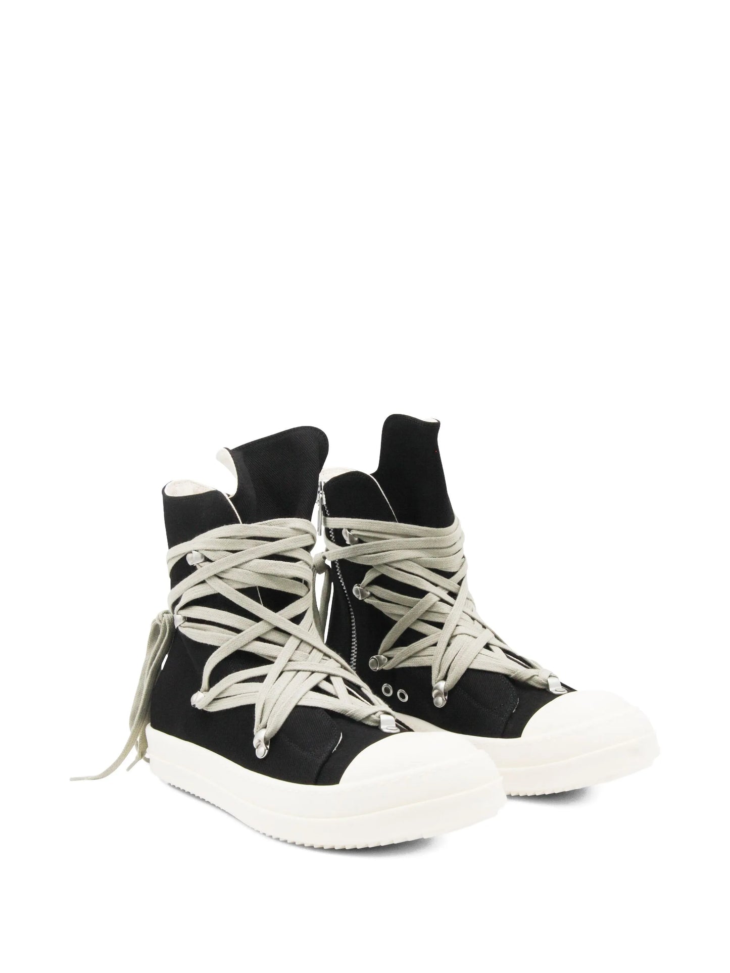 Lace-Up Hi-Top Sneakers
