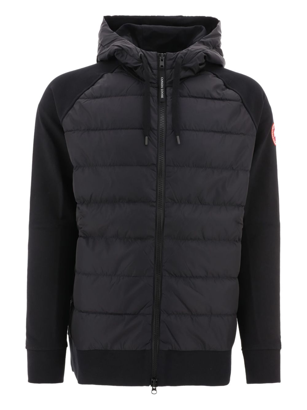 quilted hooded jacket