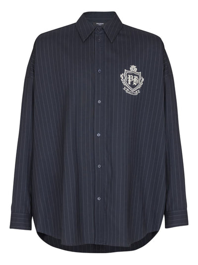 Pinstripe Emblem Shirt
