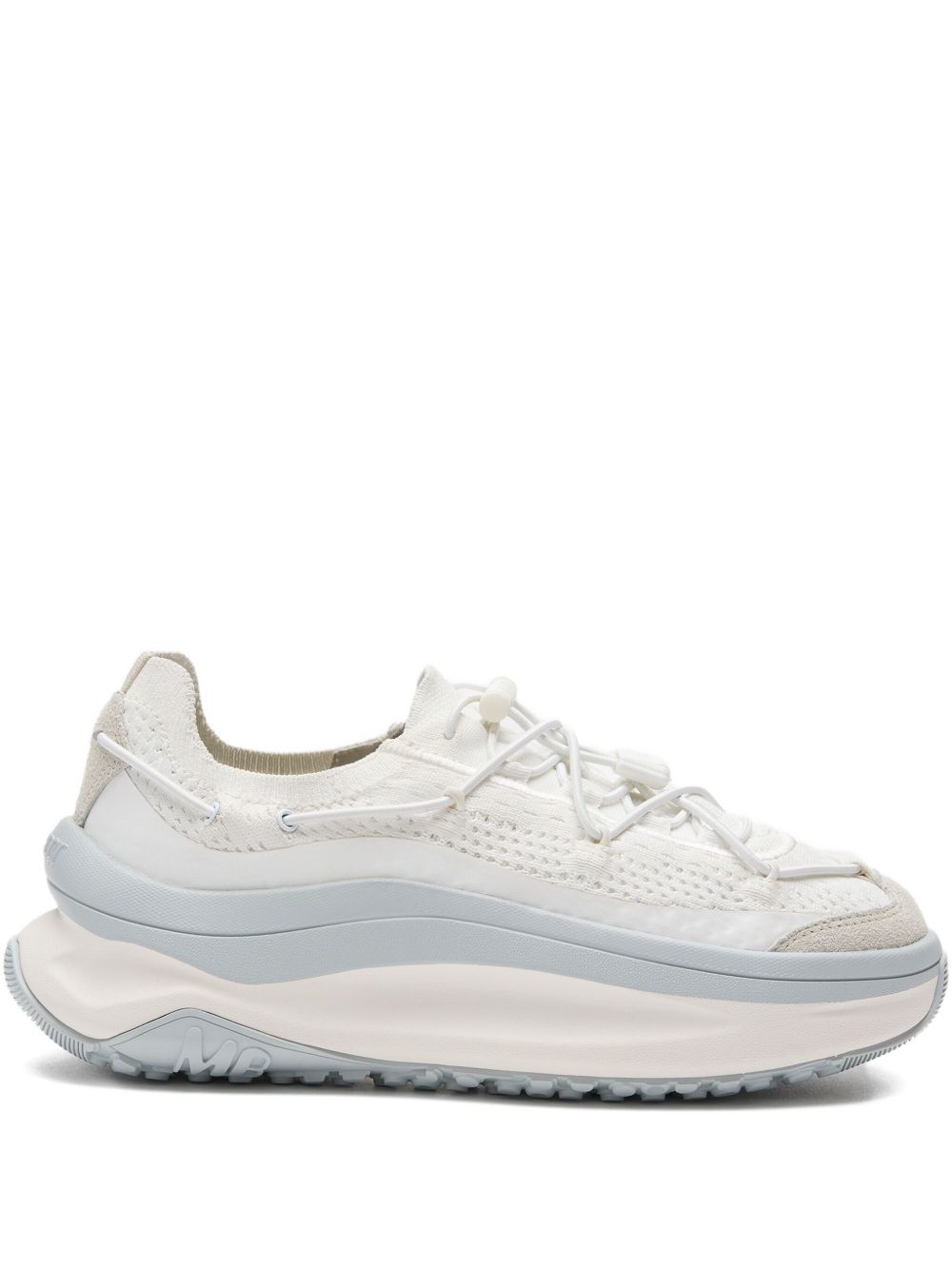 lace-up knitted sneakers