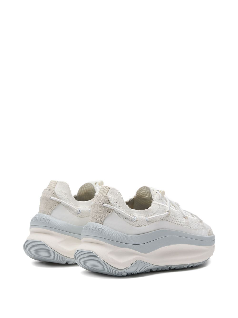 lace-up knitted sneakers