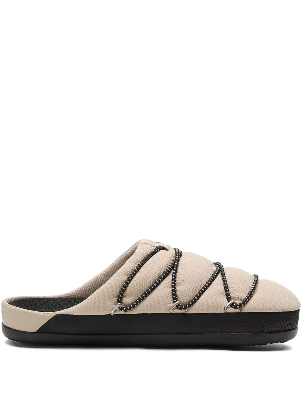 quilted flat slippers