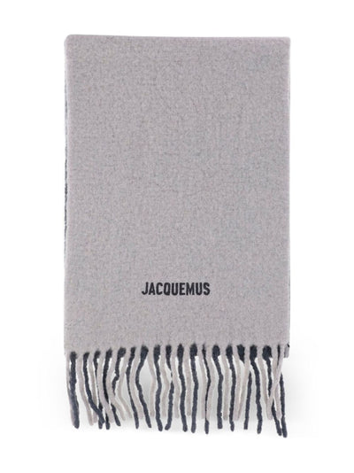 Embroidered Alpaca-Blend Scarf