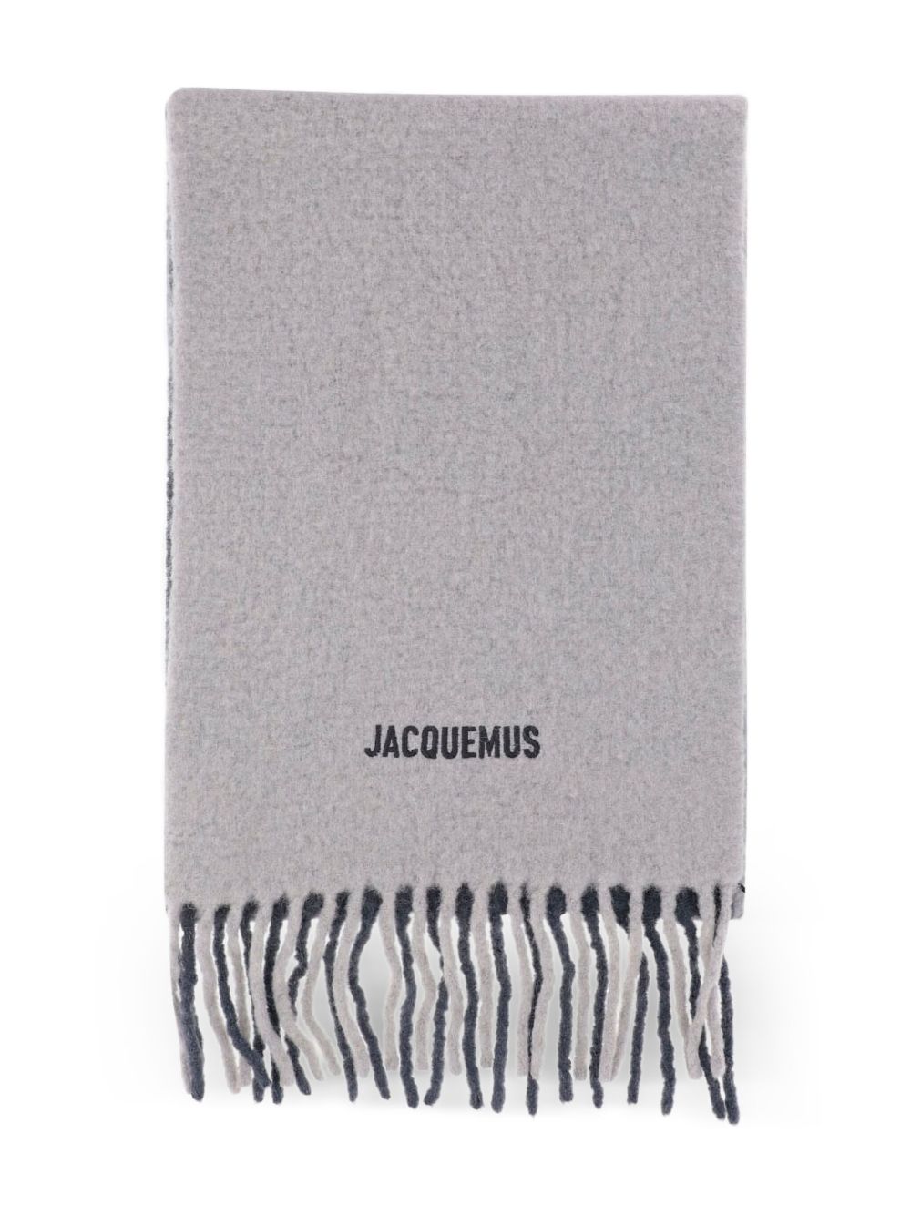 embroidered alpaca-blend scarf
