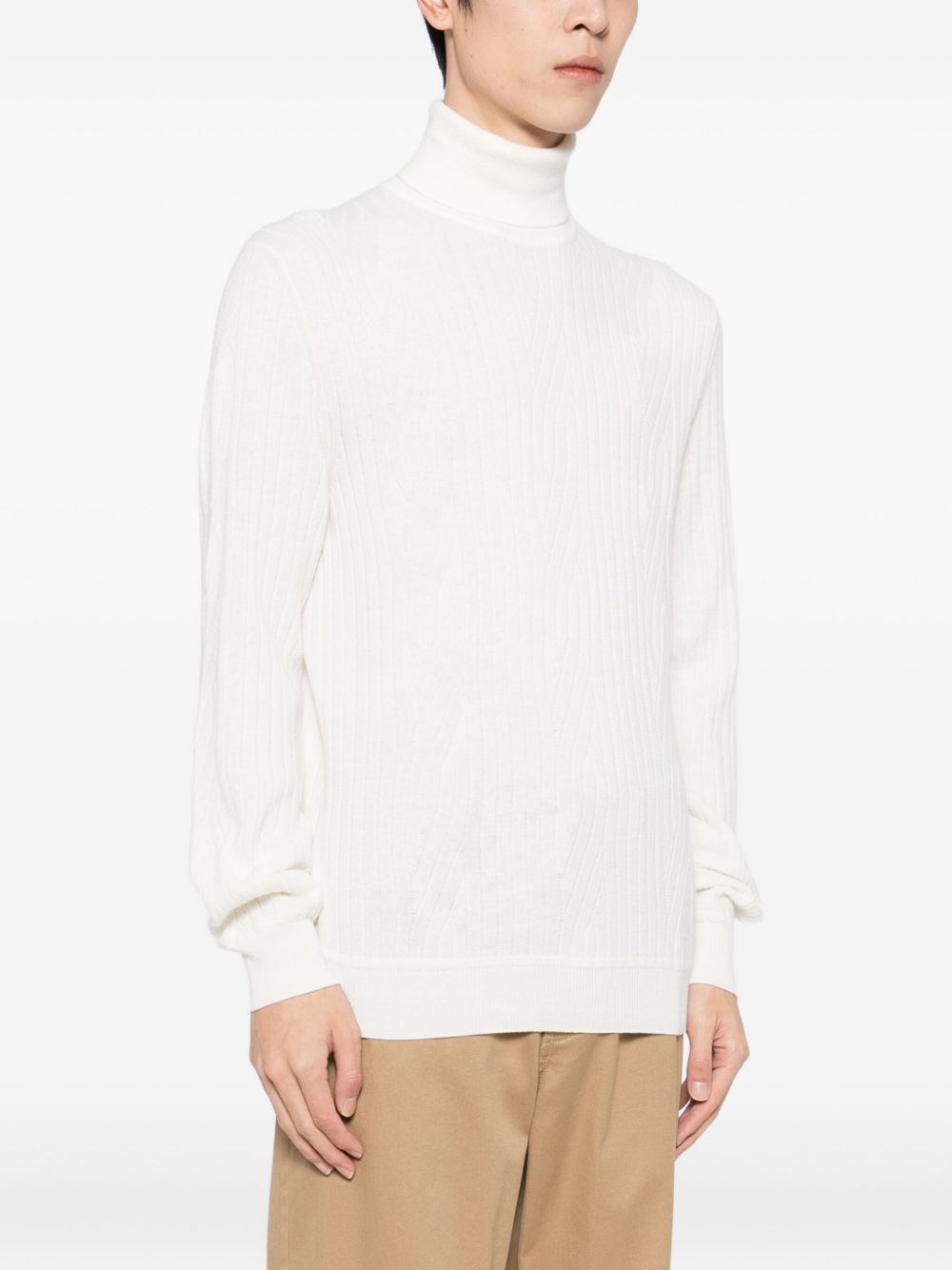 turtle-neck jumper