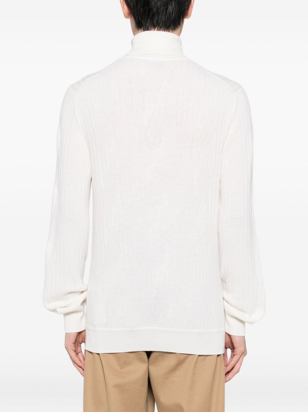 turtle-neck jumper
