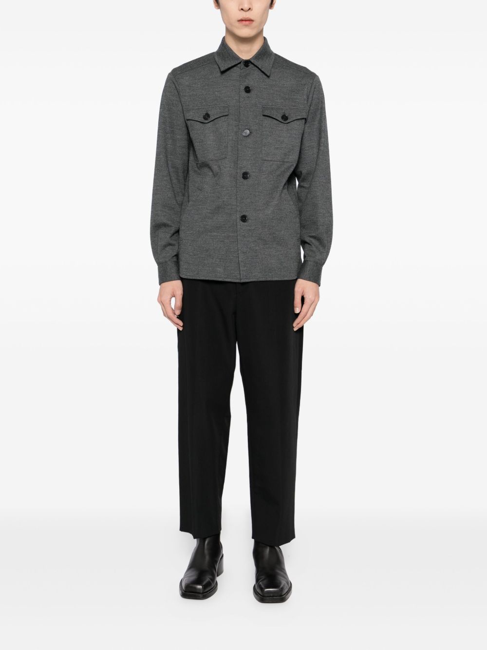 wool shirt jacket