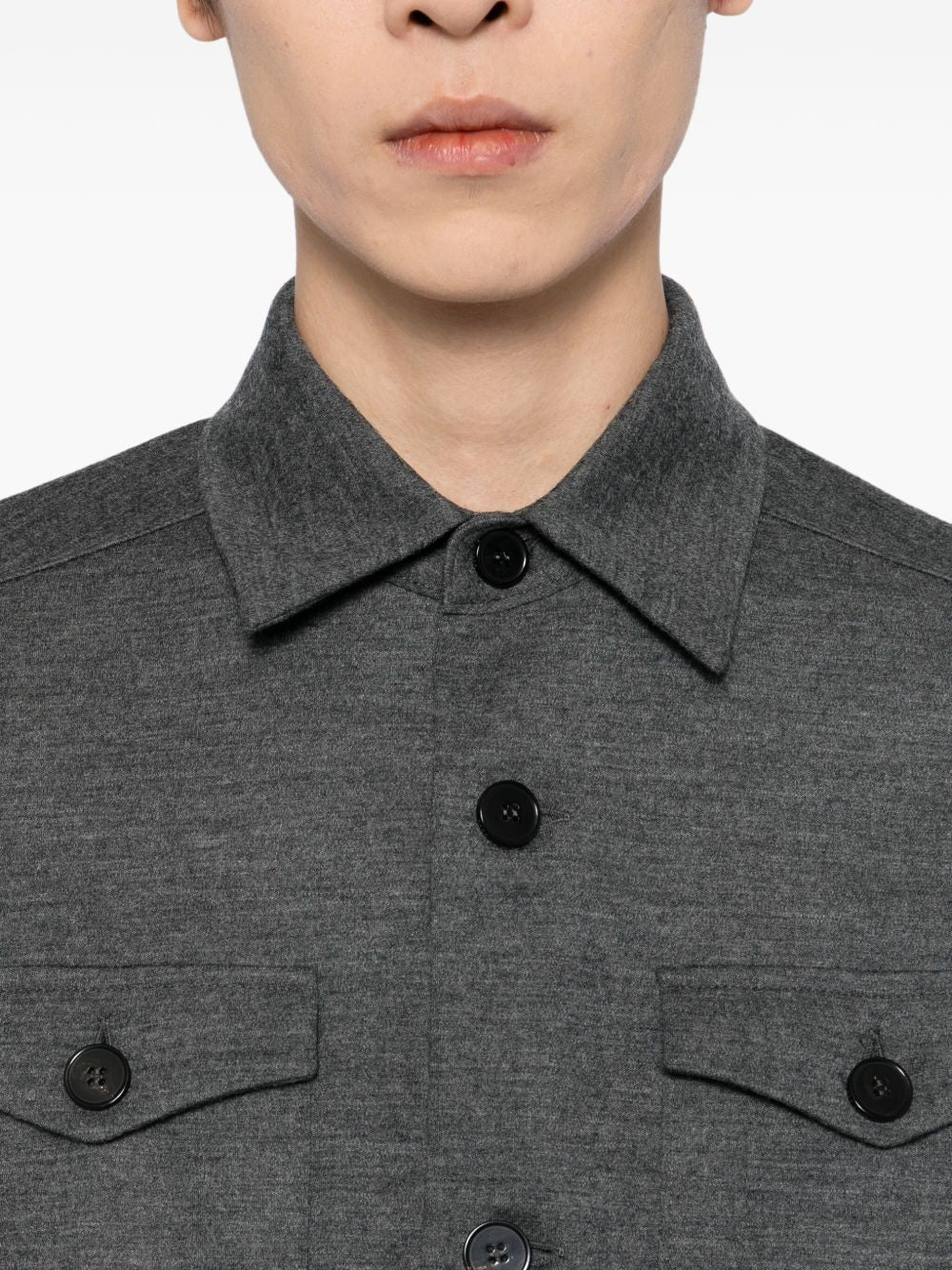 wool shirt jacket