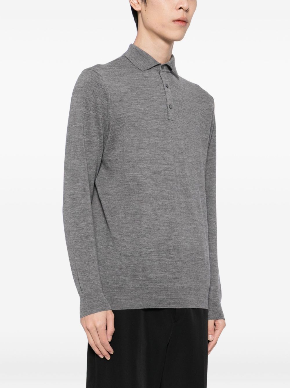 wool polo shirt