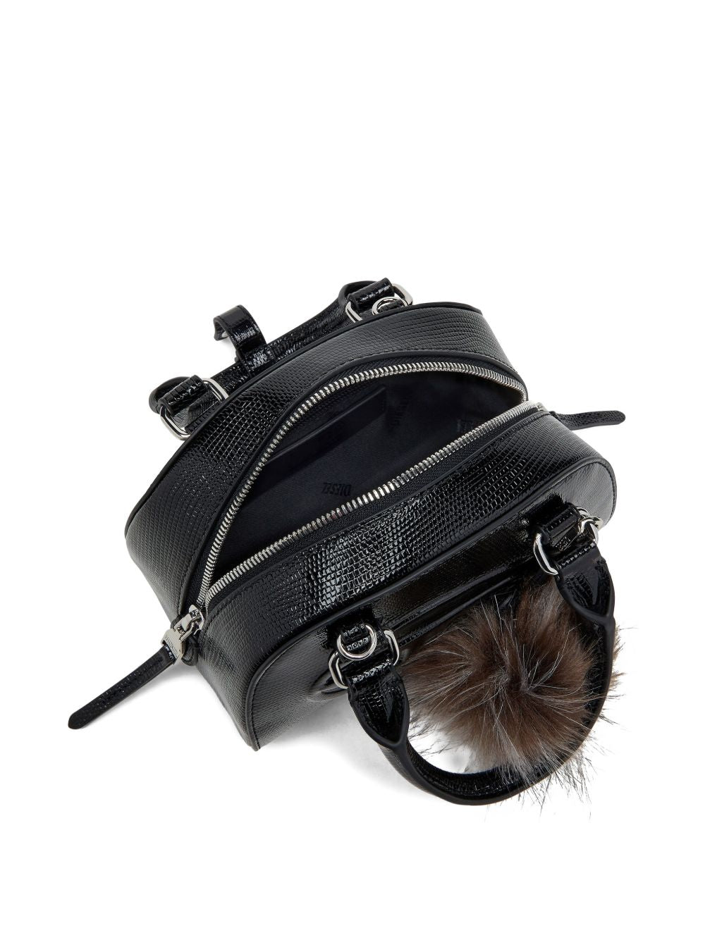 logo-embossed tote bag