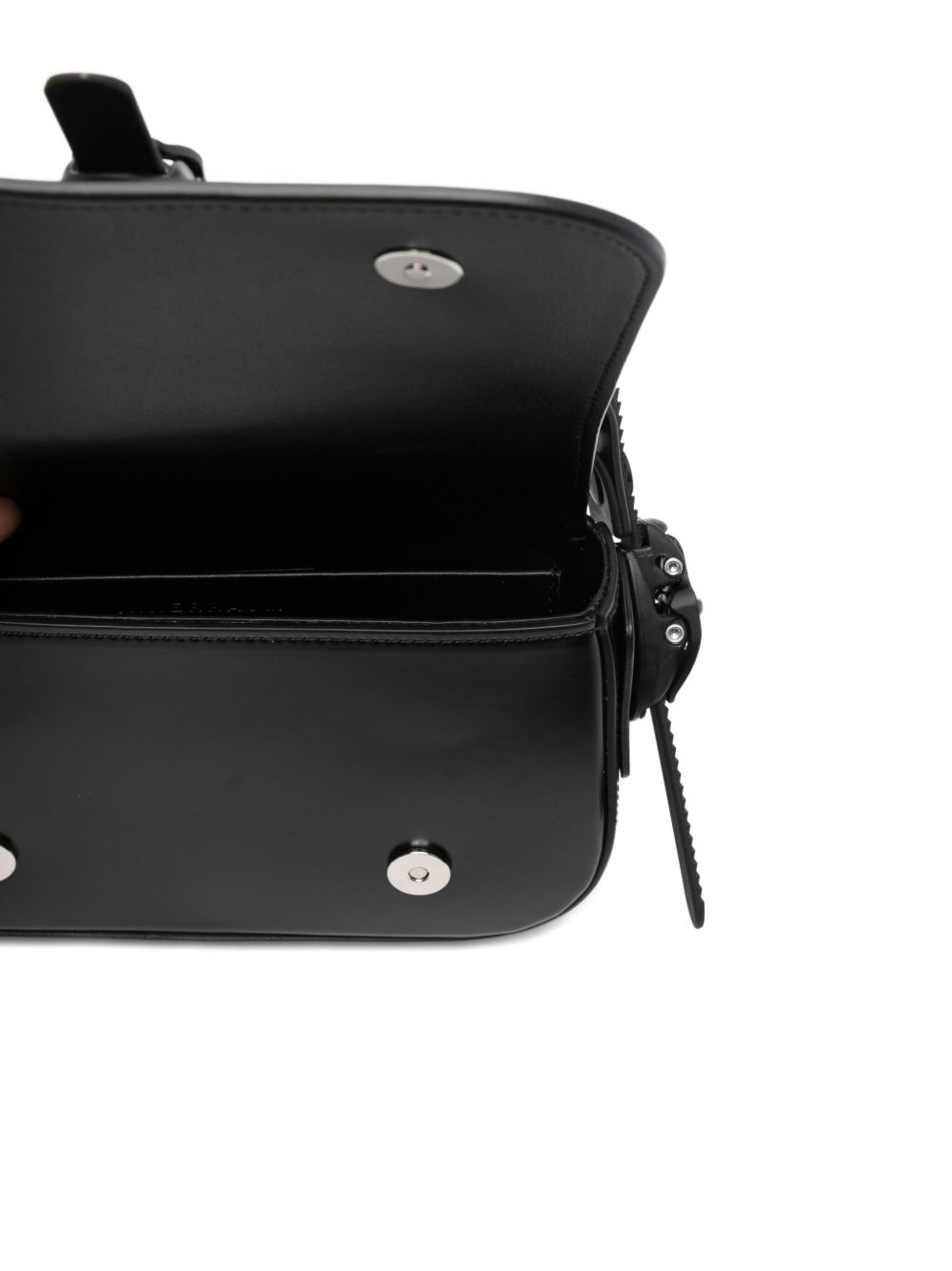 buckle-fastening panelled tote bag