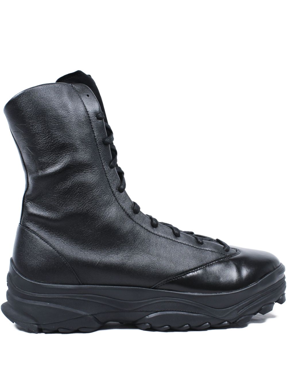 lace-up chunky sole boots