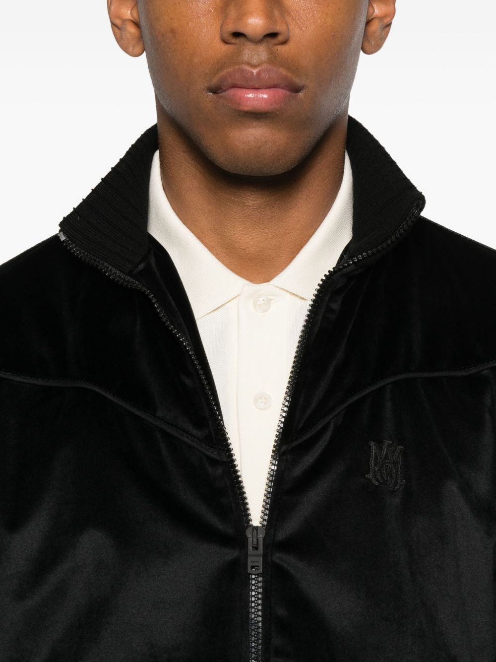 velour zip-up jacket