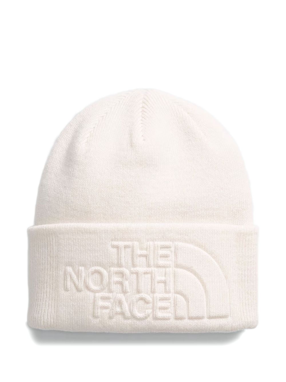 embossed logo beanie