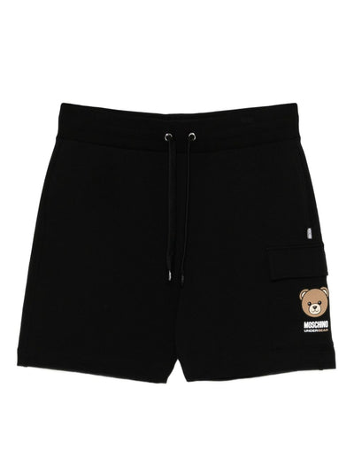 Teddy-Print Shorts