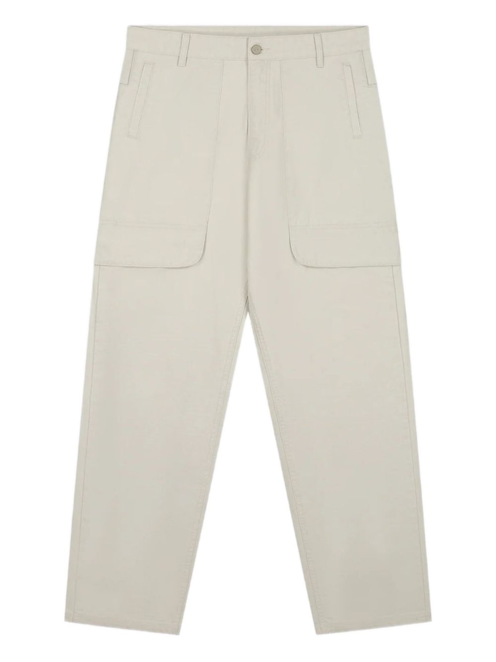 double-pocket cotton trousers