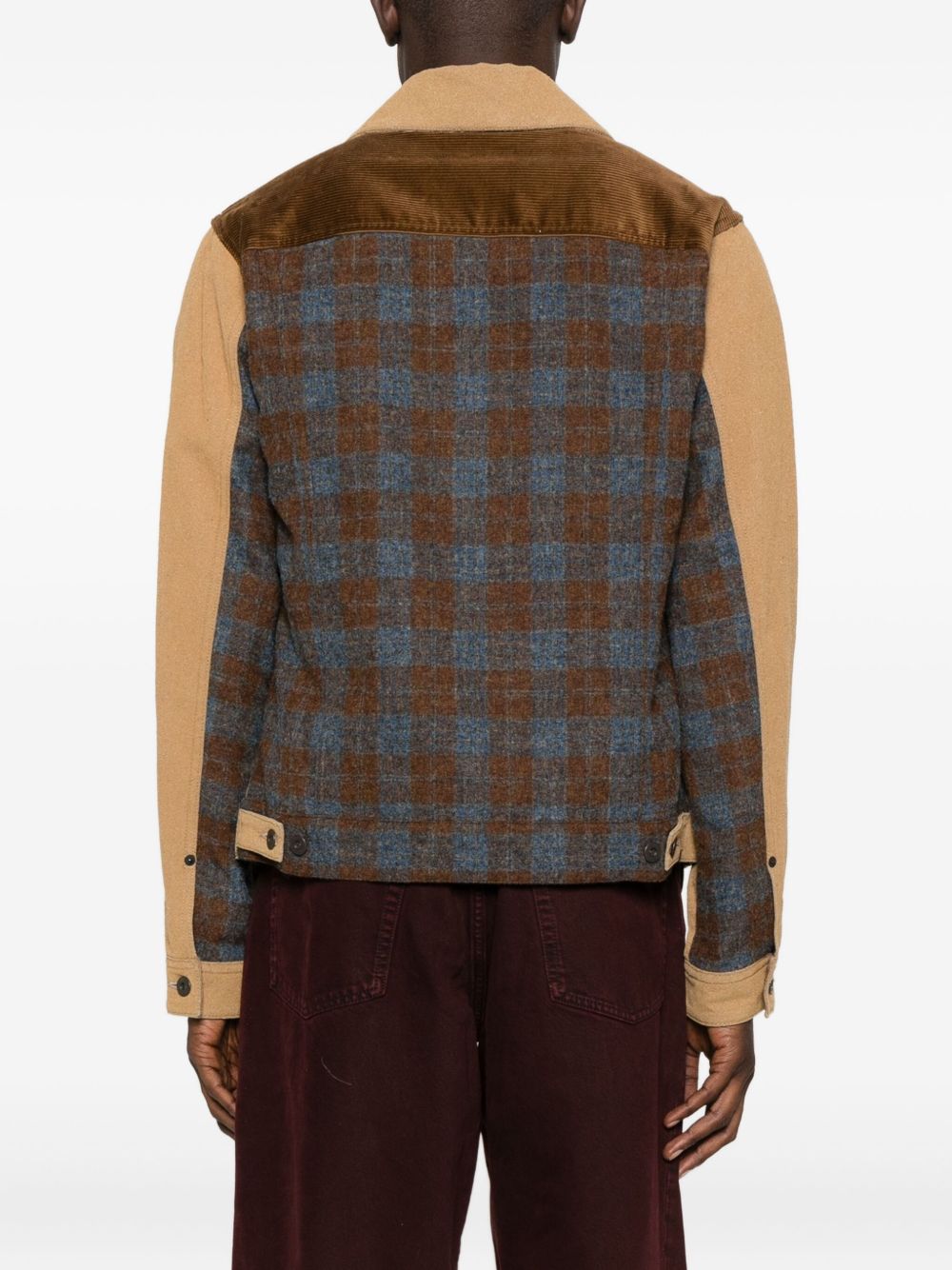 panelled shirt jacket