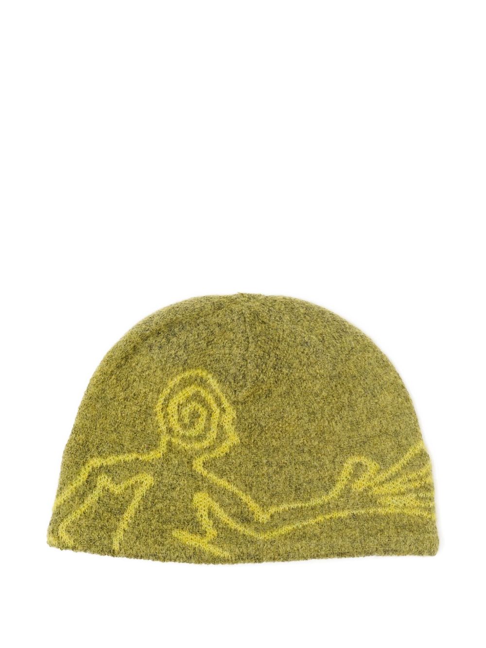 figure-embellished beanie